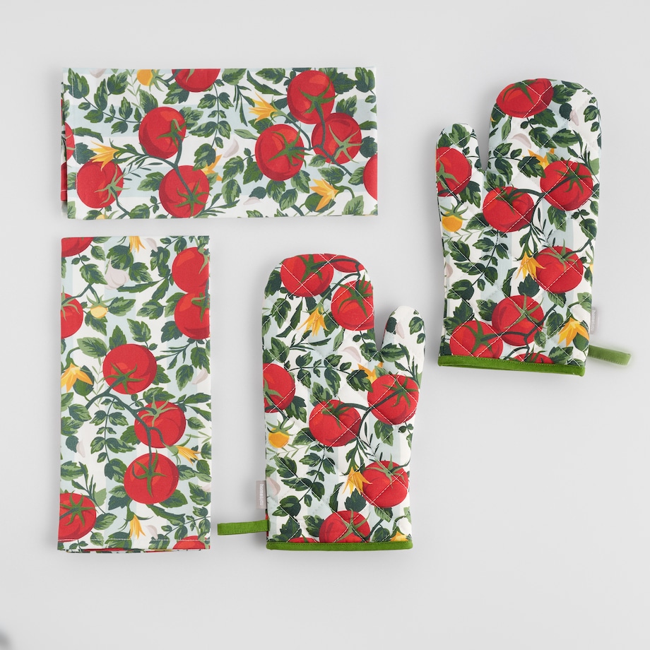 Komplet Ścierek Tobasi 45x65 cm z motywem warzyw