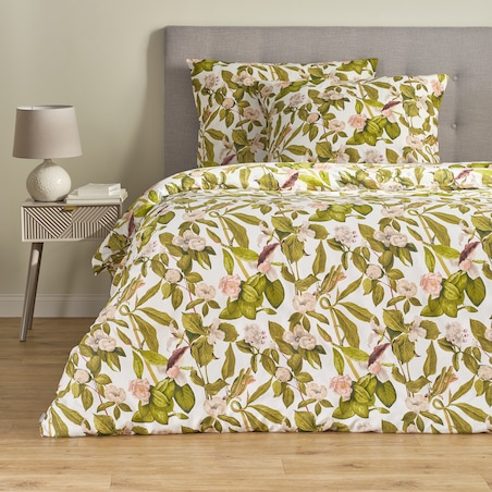 Pościel z bawełny satynowej Sansha 160x200 cm