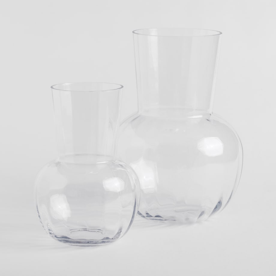 Wazon Szklany z Falsetkami Etherealo z motywem geometrycznym