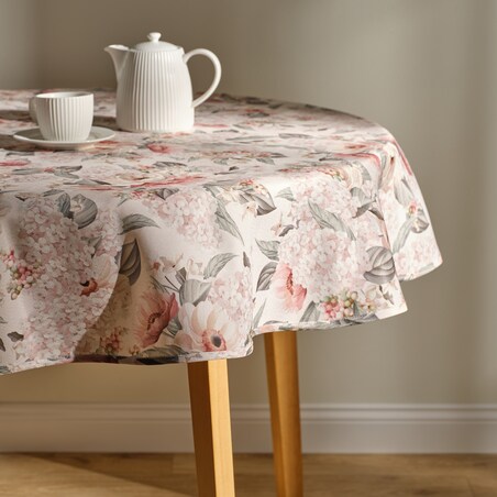 Okrągły obrus Drukowany Amorette ø 145 cm z motywem kwiatowym