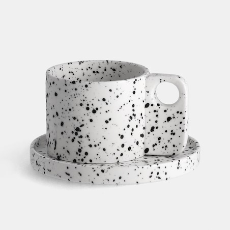 Filiżanka Ze Spodkiem Akamira w groszki