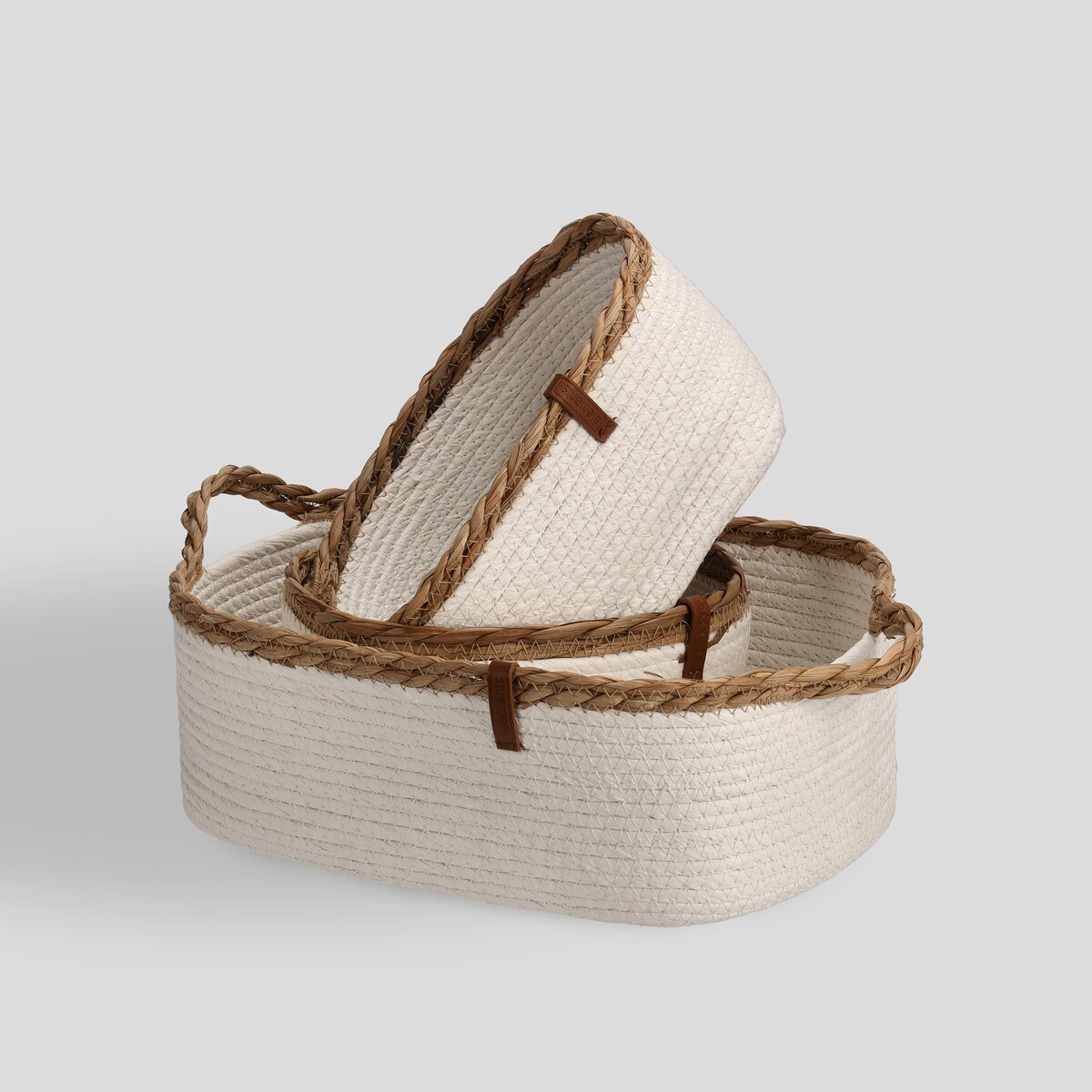 Koszyk do przechowywania z papierowej wikliny wilhelm