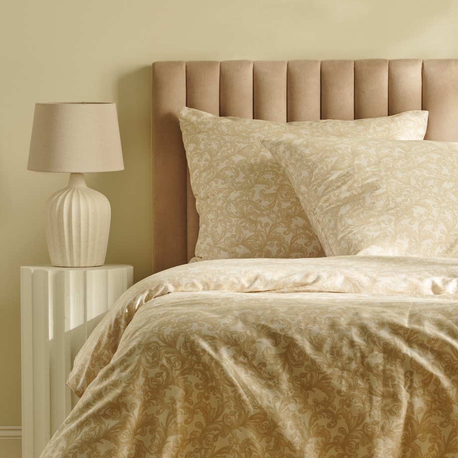 Pościel z bawełny satynowej Vilario 160x200 cm z motywem arabeski