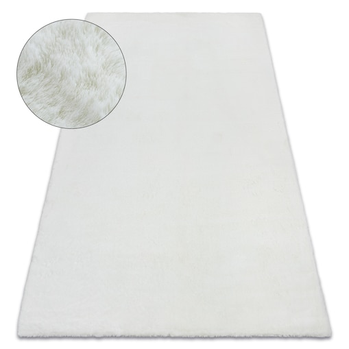 Dywan BUNNY biały IMITACJA FUTRA KRÓLIKA 200x290 cm