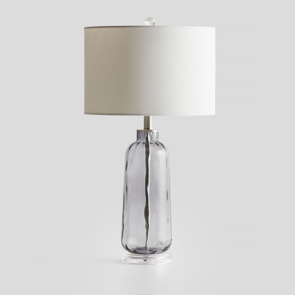 Lampa Stołowa Ze Szklaną Podstawą Greyos