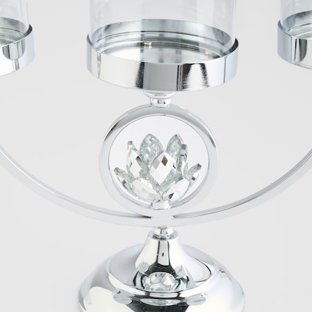 Świecznik potrójny Cristal shine brooche