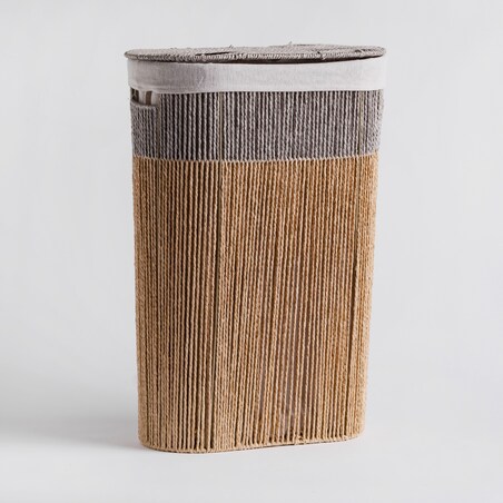 Pleciony kosz na pranie isles 60 l