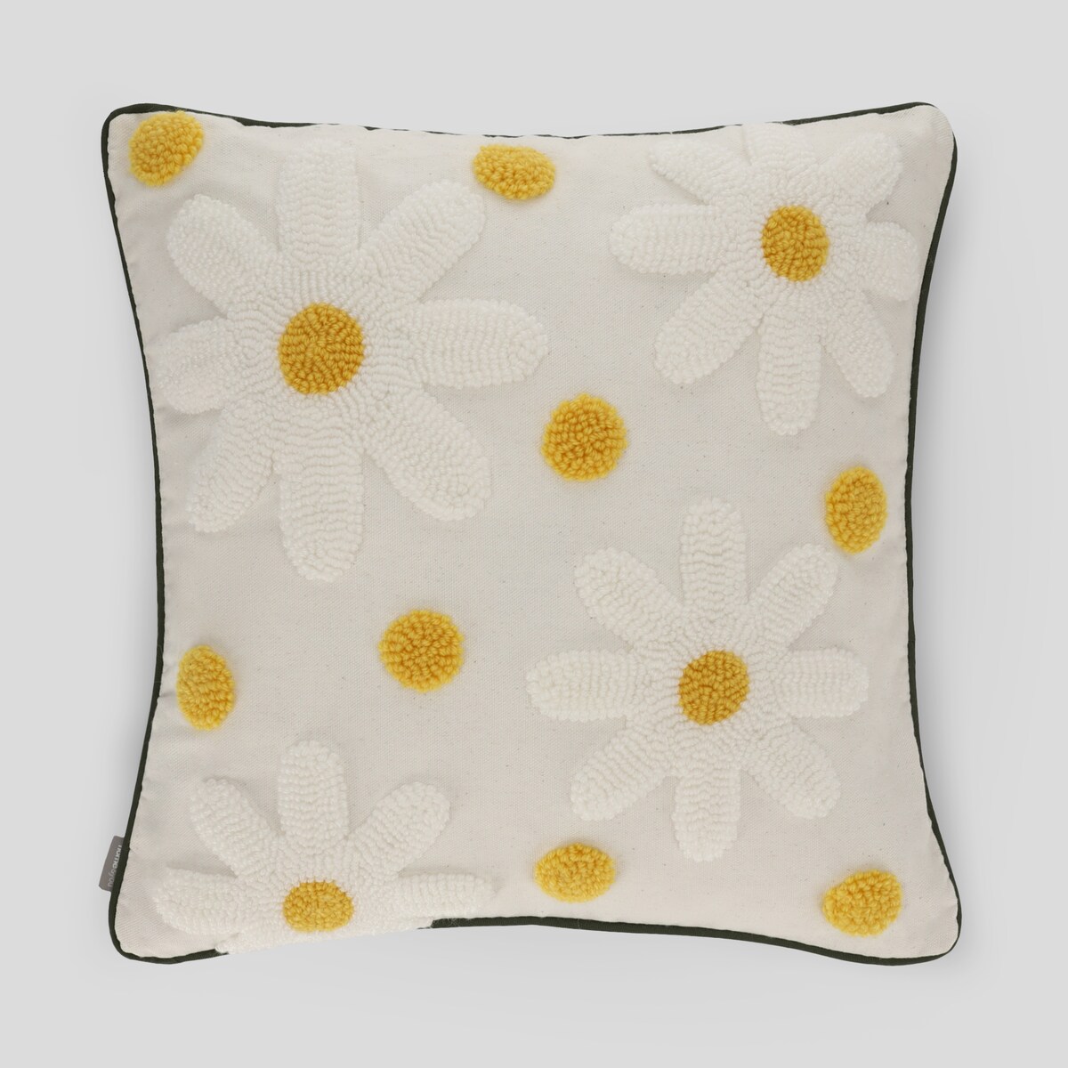 Poszewka Haftowana Dilo 45x45 cm z motywem kwiatowym