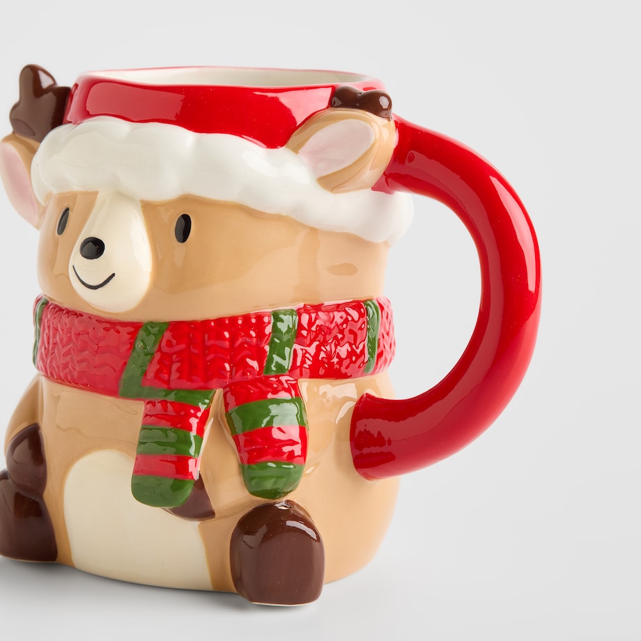 Kubek Reindeer z motywem zwierząt leśnych