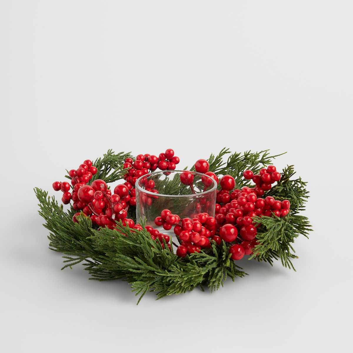 Świecznik Inge z motywem roślinnym