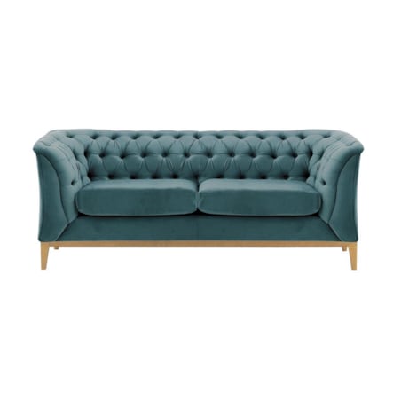 Sofa dwuosobowa Chesterfield Modern Wood-Velluto 12