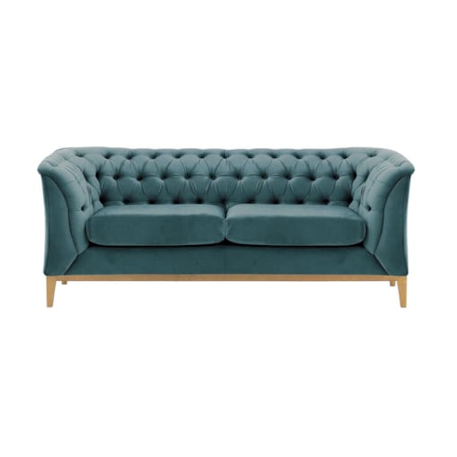 Sofa dwuosobowa Chesterfield Modern Wood-Velluto 12