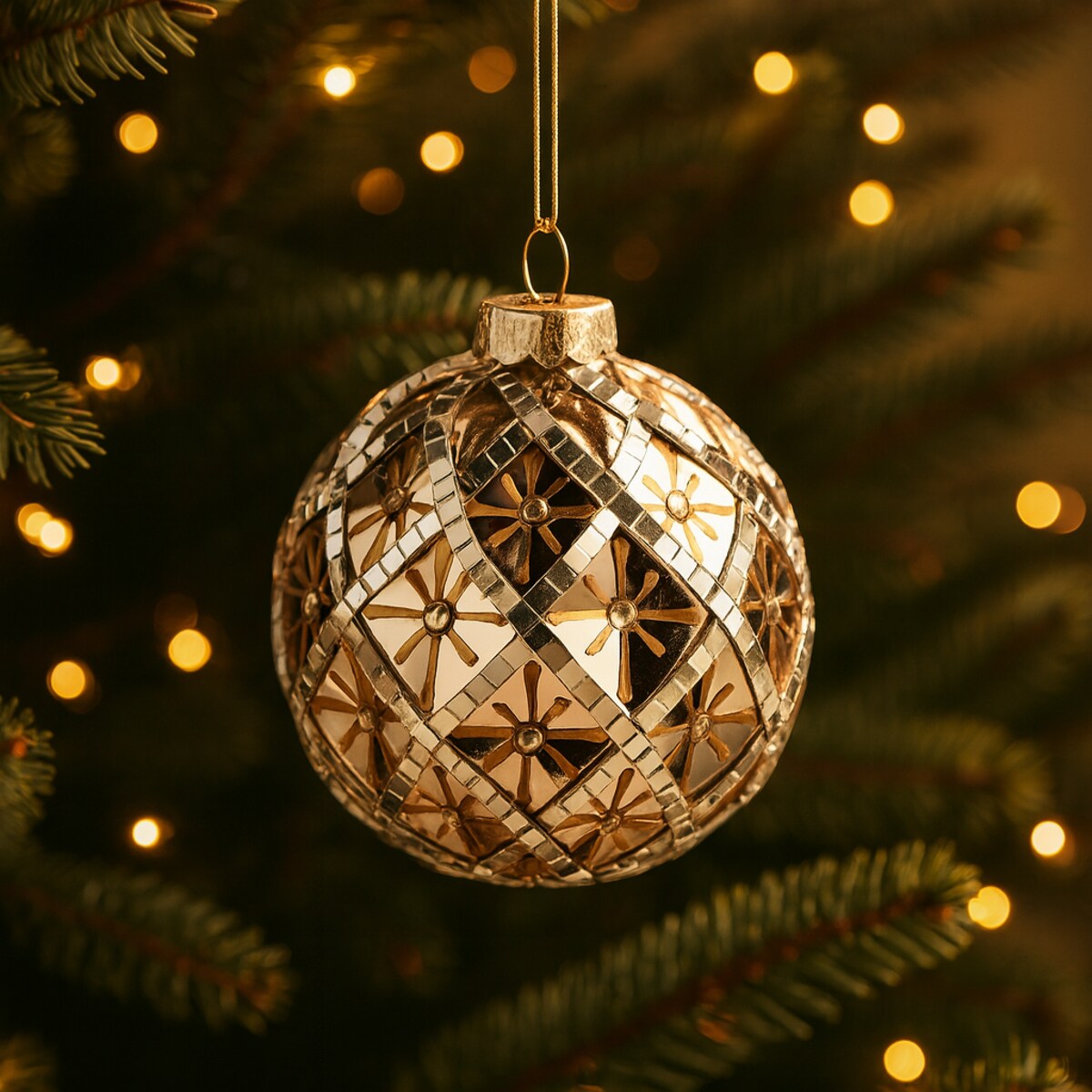 Bombka szklana Floretta