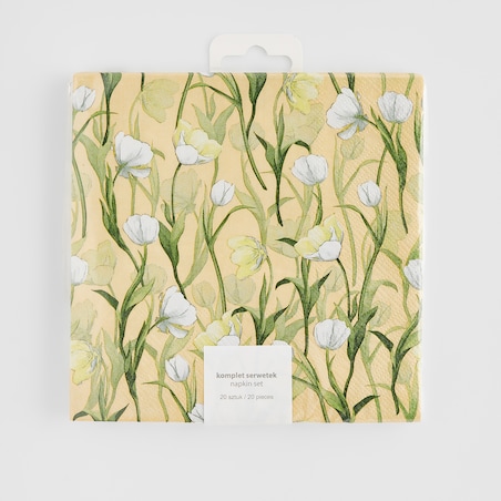 Komplet Serwetek Tendis z motywem kwiatowym
