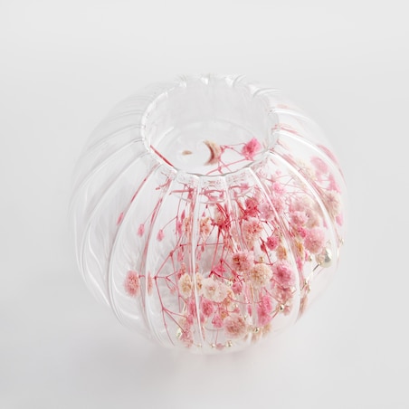 Świecznik Flonna z motywem roślinnym