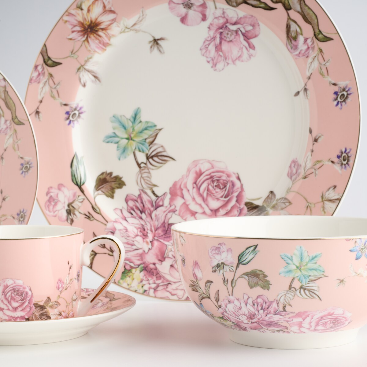 Miska Rosal z motywem kwiatowym