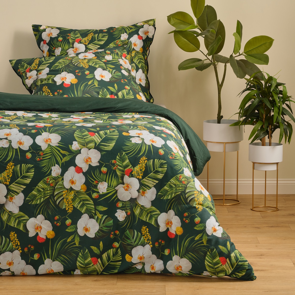 Pościel z bawełny satynowej Selvatico 200x220 cm