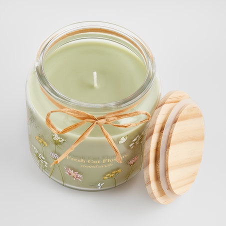 Świeca Zapachowa Koperino z motywem kwiatowym