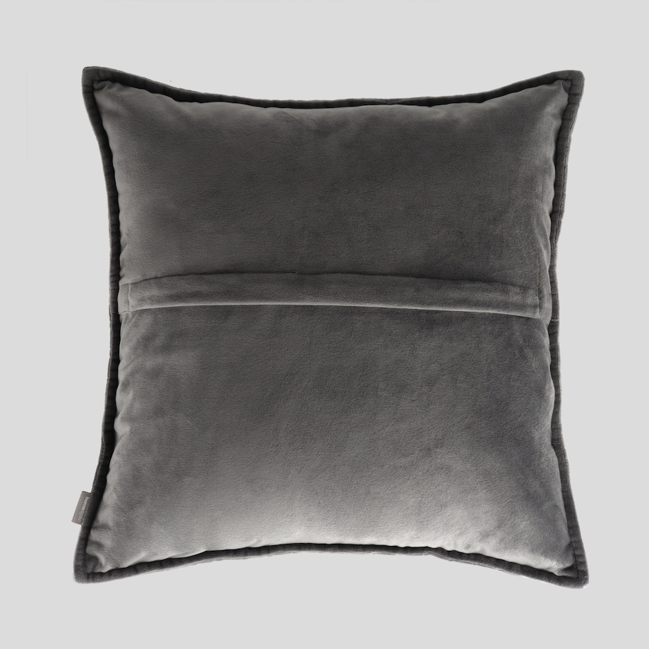 Poszewka Welwetowa Plums 45x45 cm z wzorem geometrycznym