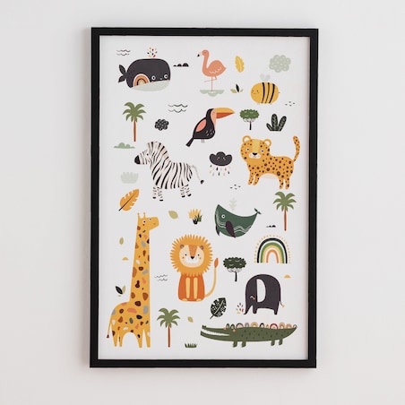 Plakat w Ramie Dla Dzieci Jungo
