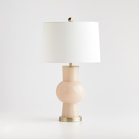 Lampa Stołowa Ze Szklaną Podstawą Blanche