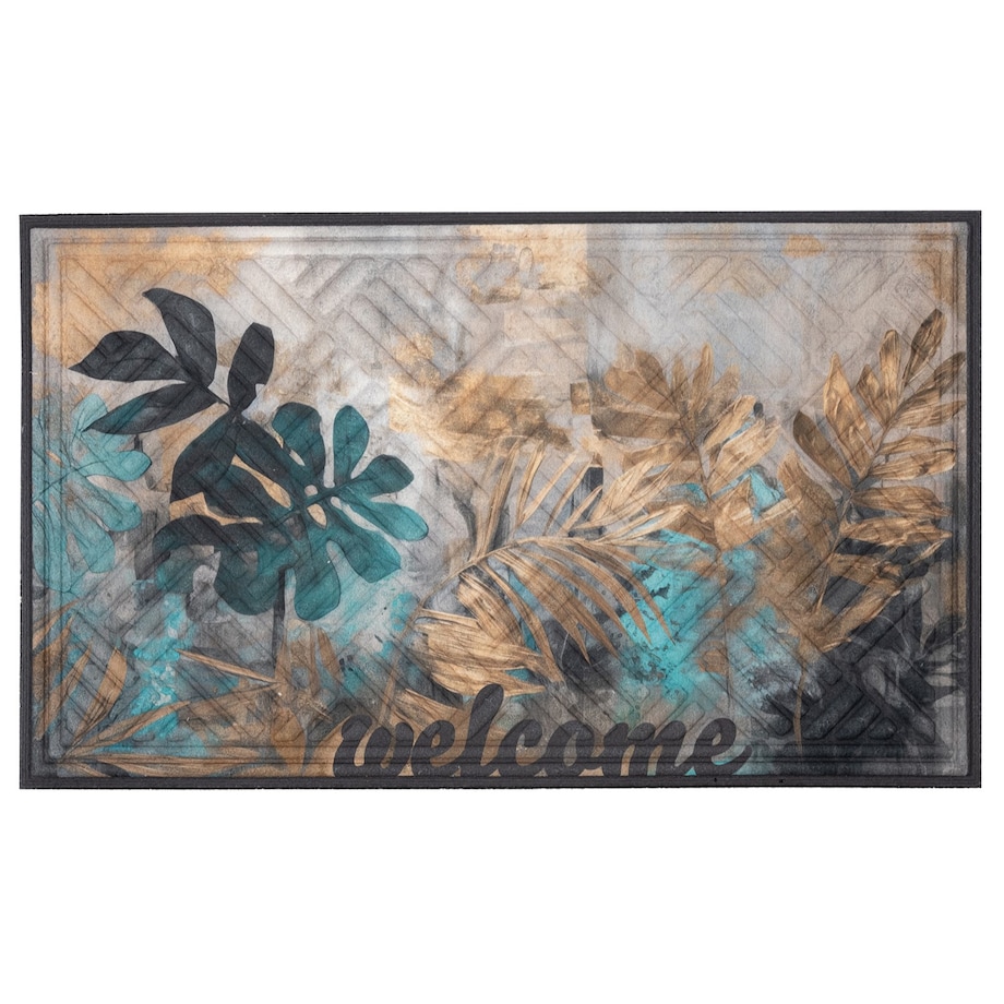 Wycieraczka wejściowa gumowa 45x75 cm Golden Bush