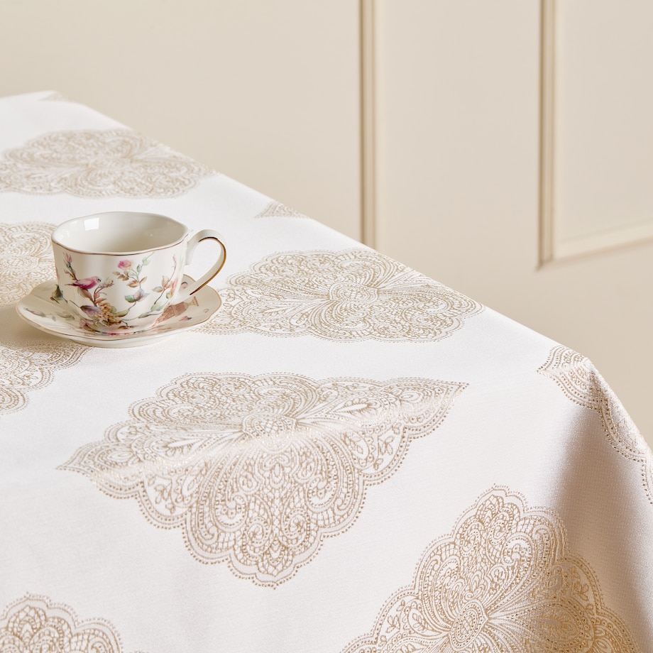 Obrus Żakardowy Hiren 130x180 cm z motywem arabeski