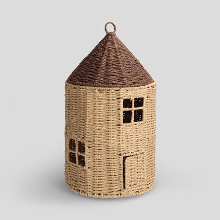 Dziecięcy kosz w kształcie domku carovi