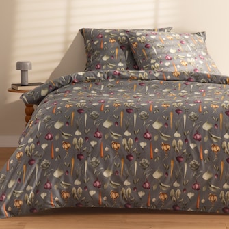 Sateen Bed Linen Veggie 160x200 cm