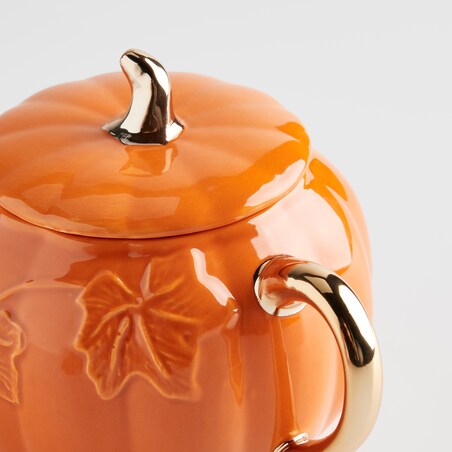 Kubek w kształcie dyni z przykrywką Leafkin