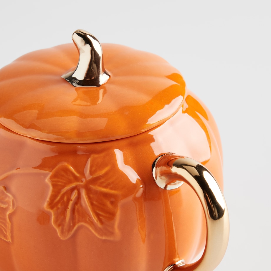 Kubek w kształcie dyni z przykrywką Leafkin