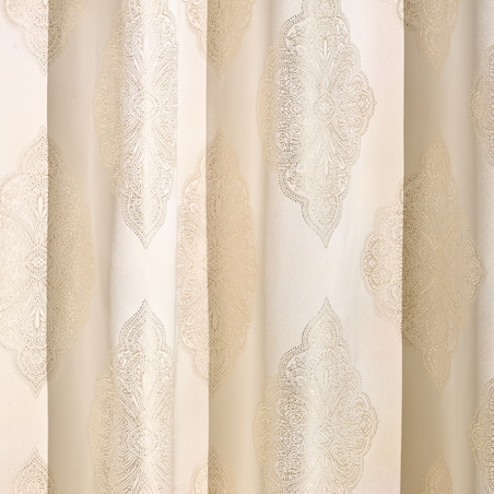 Zasłona Żakardowa Hiren 140x250 cm z motywem arabeski