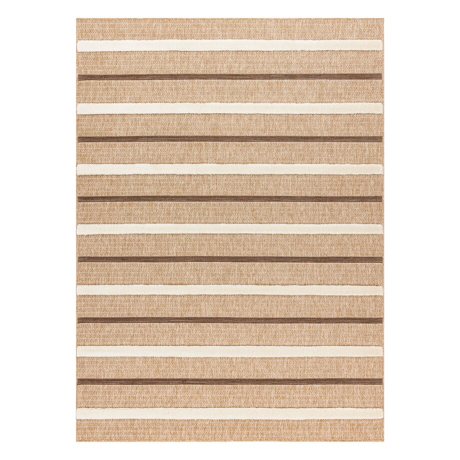 Dywan SPARK 0686A beż / krem - Linie, sizal, 80x150 cm