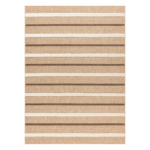 Dywan SPARK 0686A beż / krem - Linie, sizal, 80x150 cm