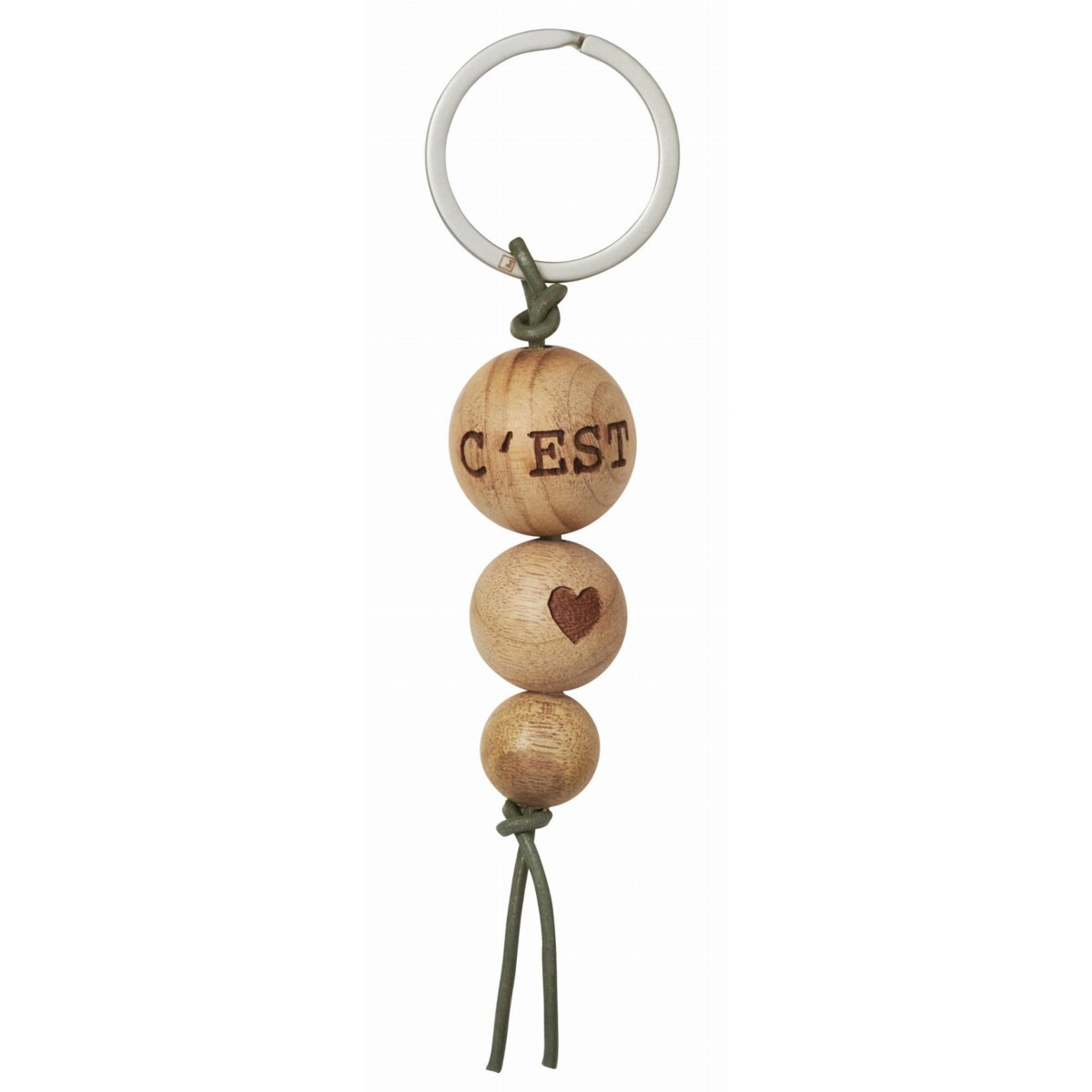 Brelok kulki - C'est la vie, Drewno