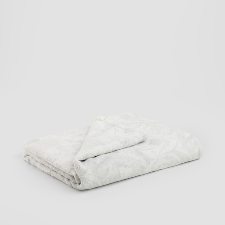 Koc Vinea 150x200 cm z motywem roślinnym