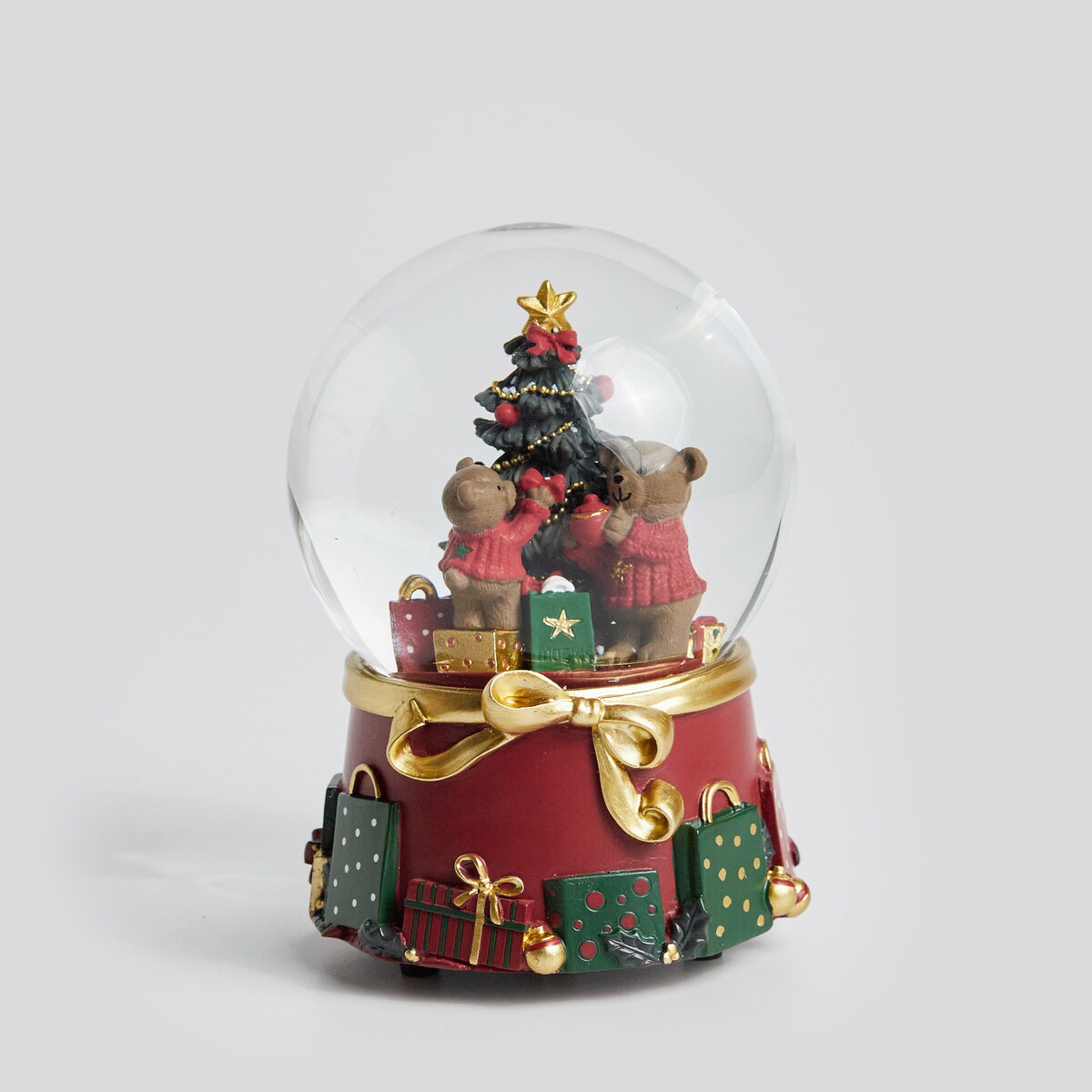 Kula Śnieżna Z Pozytywką Nutty z motywem choinki