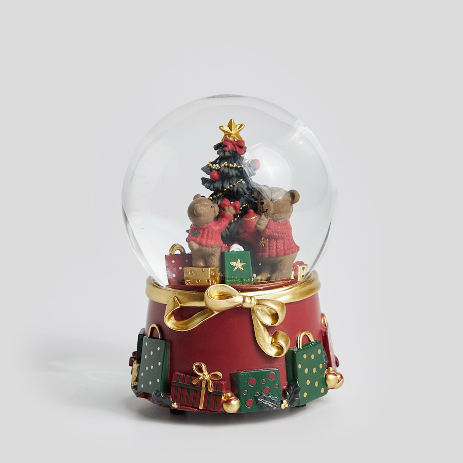 Kula Śnieżna Z Pozytywką Nutty z motywem choinki