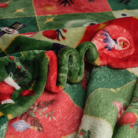 Drukowany koc Nutpatcher 150x200 cm z motywem dziadka do orzechów