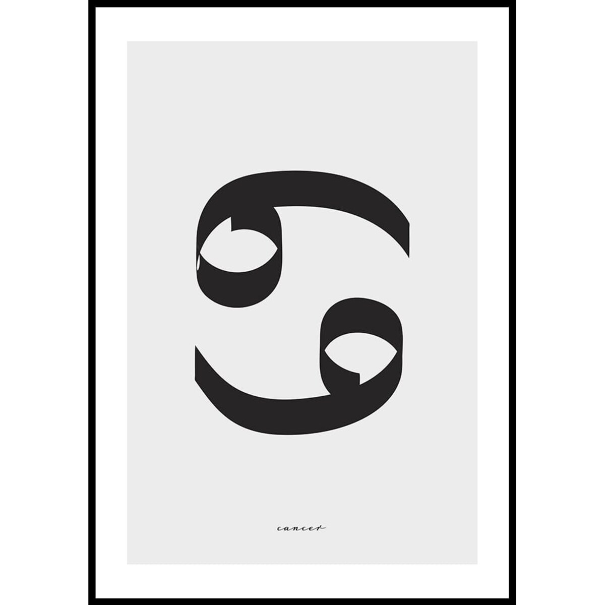 plakat znak zodiaku rak 21x30 cm