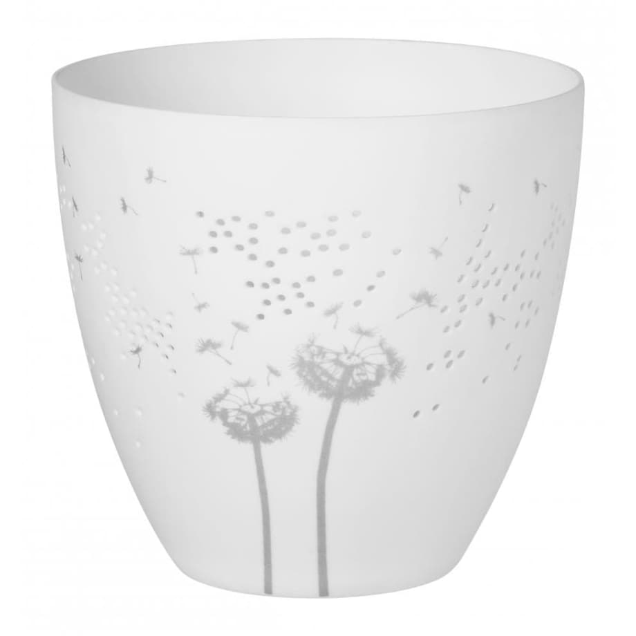 Świecznik na tealight, dmuchawce, Porcelana