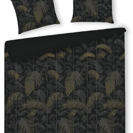 Sateen Bed Linen Palmnight 200x220 cm