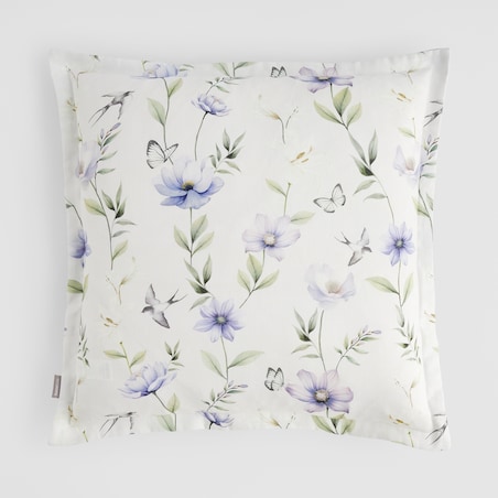 Poszewka z nadrukiem Serafino 45x45 cm z motywem kwiatowym