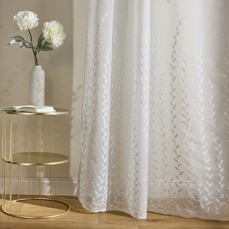 Firana haftowana Phyllia 140x250 cm