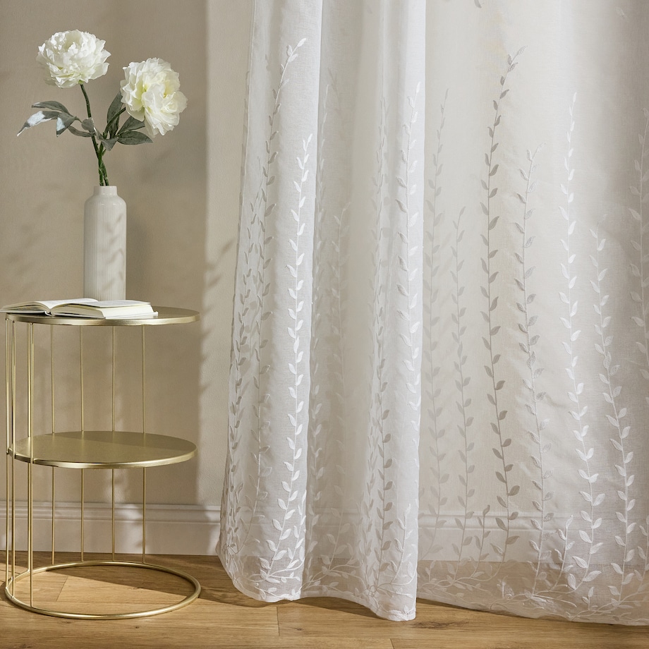 Firana haftowana Phyllia 140x250 cm