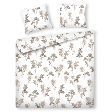Pościel Bawełniana Parallo 200x220 cm z motywem roślinnym