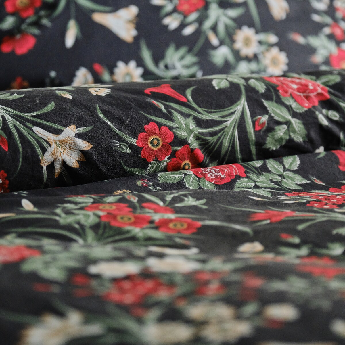 Pościel Bawełniana Elide 160x200 cm z wzorem kwiatowym