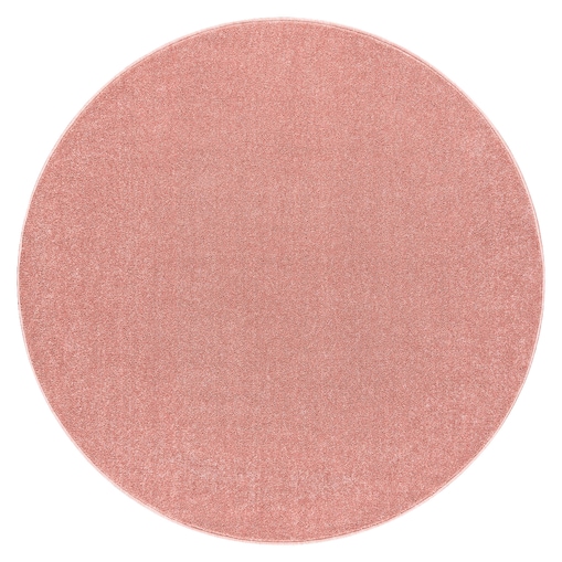 Dywan ETON PLUS koło pudrowy róż koło 133 cm