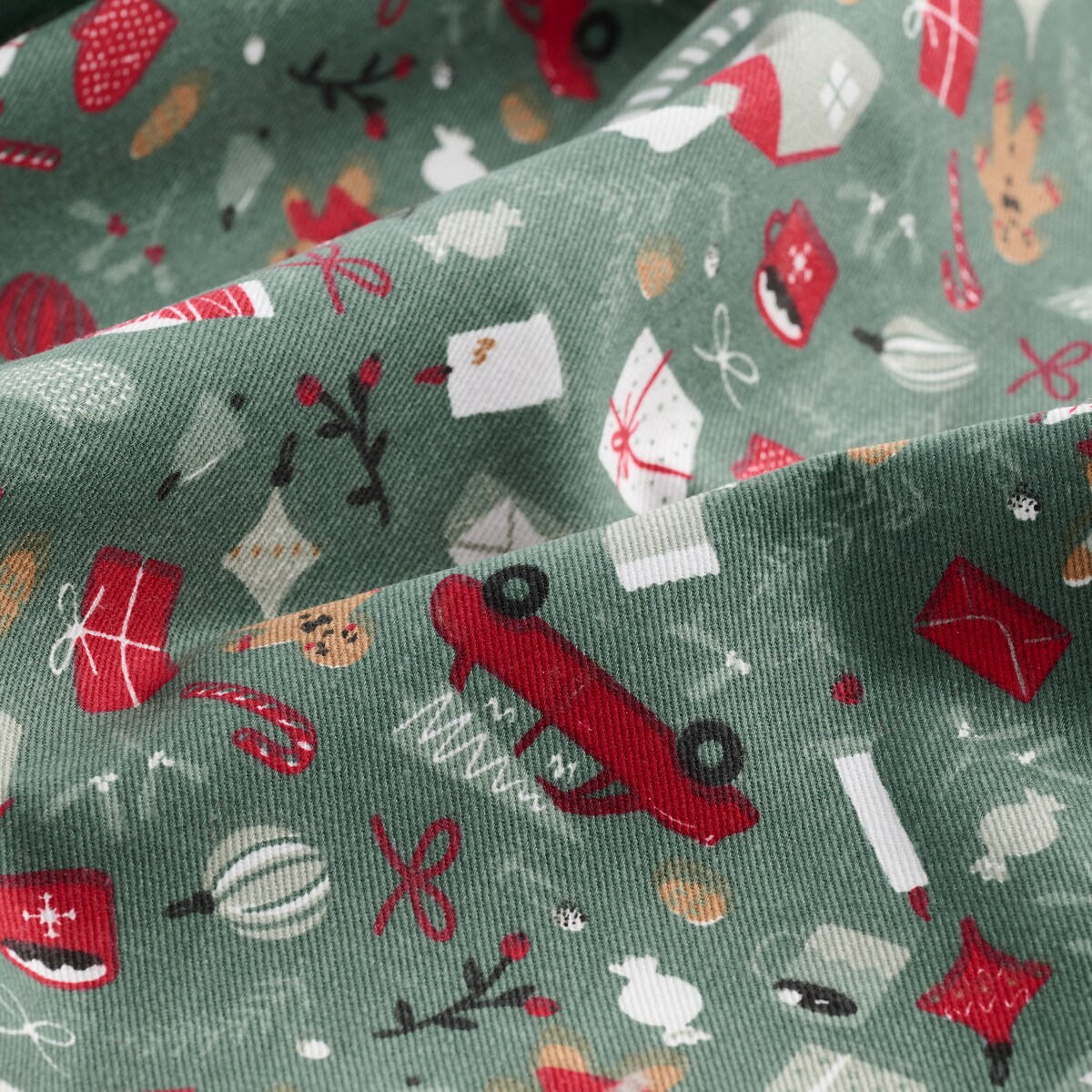 Komplet Ścierek Darillo 45x65 cm z motywem mikołaja