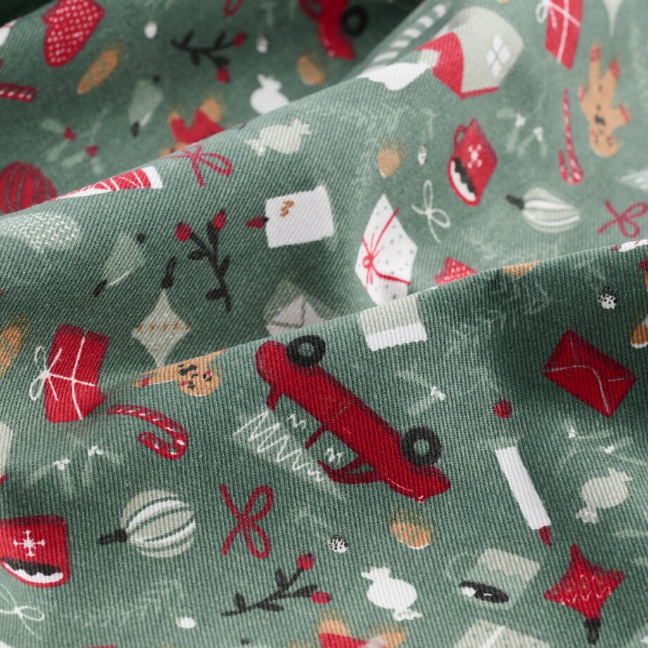 Komplet Ścierek Darillo 45x65 cm z motywem mikołaja